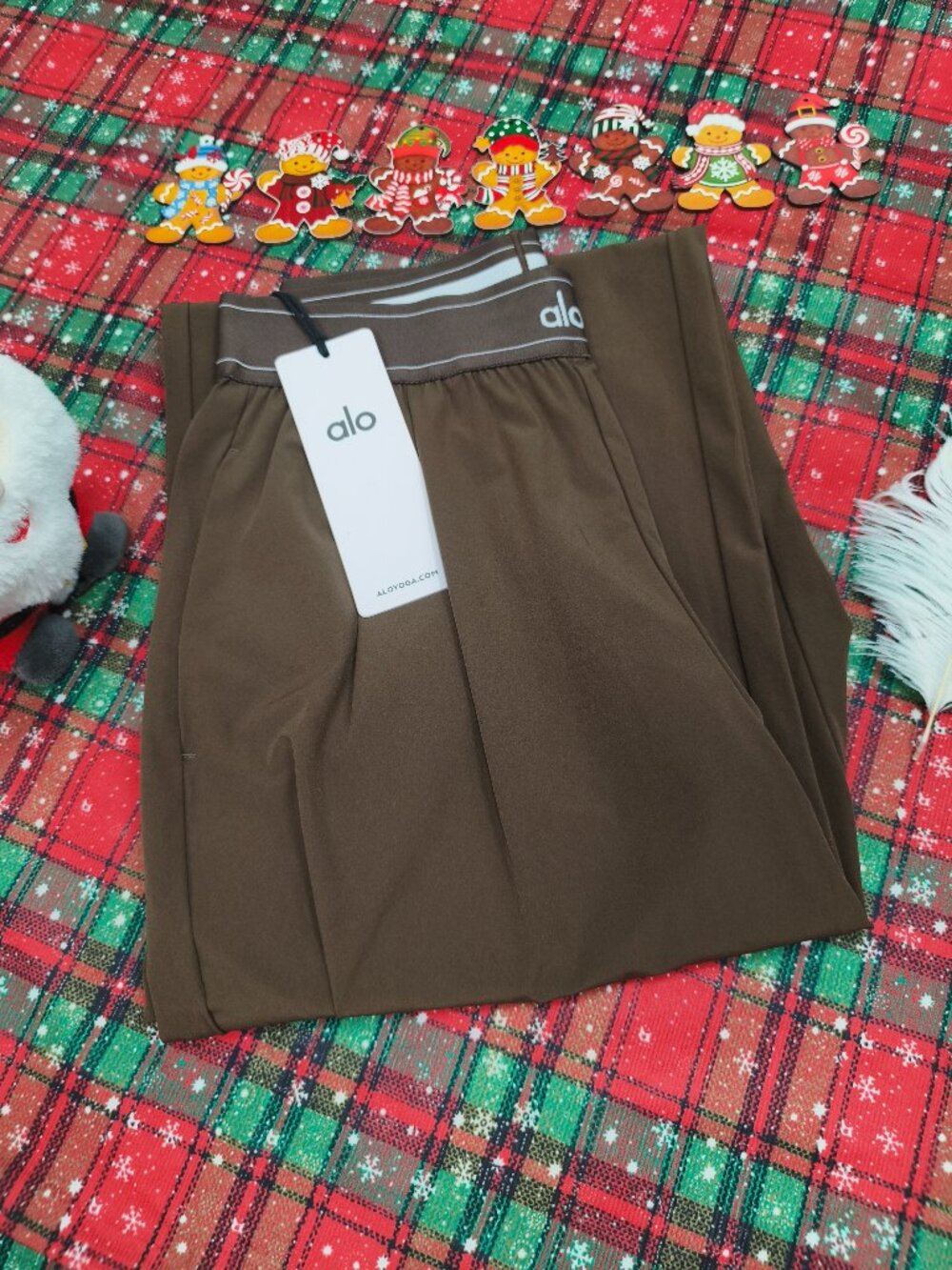 Alo Yoga Regular Espresso Suit Up Trouser🧆Easy to Dress Up or Down👖30" Inseam - Picture 6 of 7